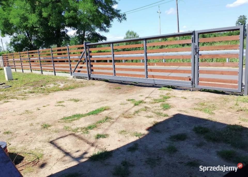 BRAMA PRZESUWNA POD AUTOMATYKE OGRODZENIE NA Syców