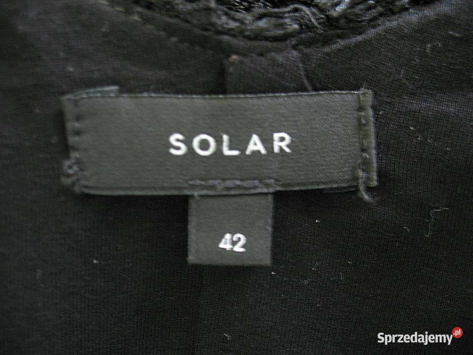 Sukienka Mała czarna Koronka 40 L biust 90 Solar czarny Siedlce