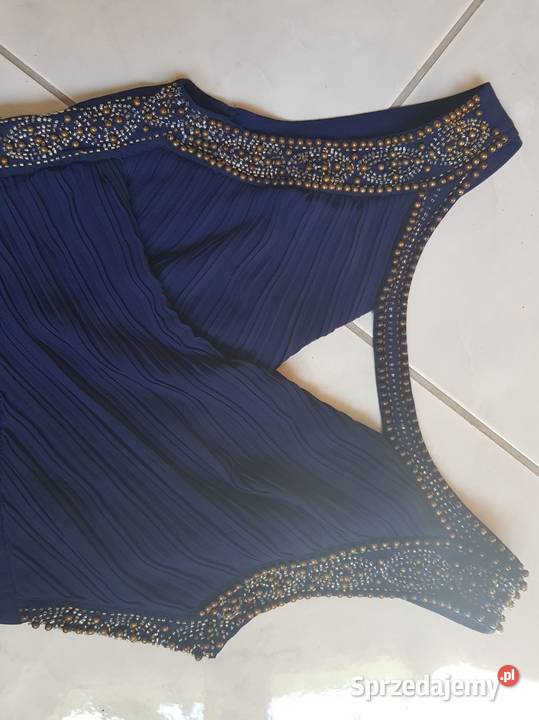 Zara sukienka suknia zdobiona elegancka wizytowa Rozkloszowana Kielce