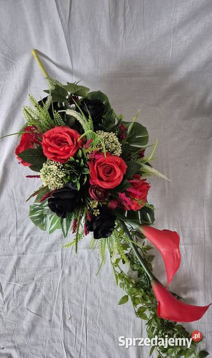 Stroik kompozycja dekoracja na cmentarz Komplet Pleszew