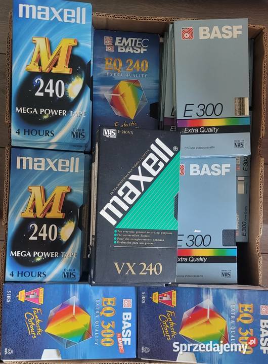 Kasety VHS nagrane Kraków