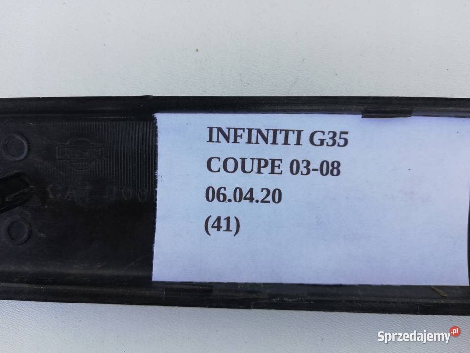 OSŁONA ZAŚLEPKA INFINITI G35 COUPE Nowy Tomyśl