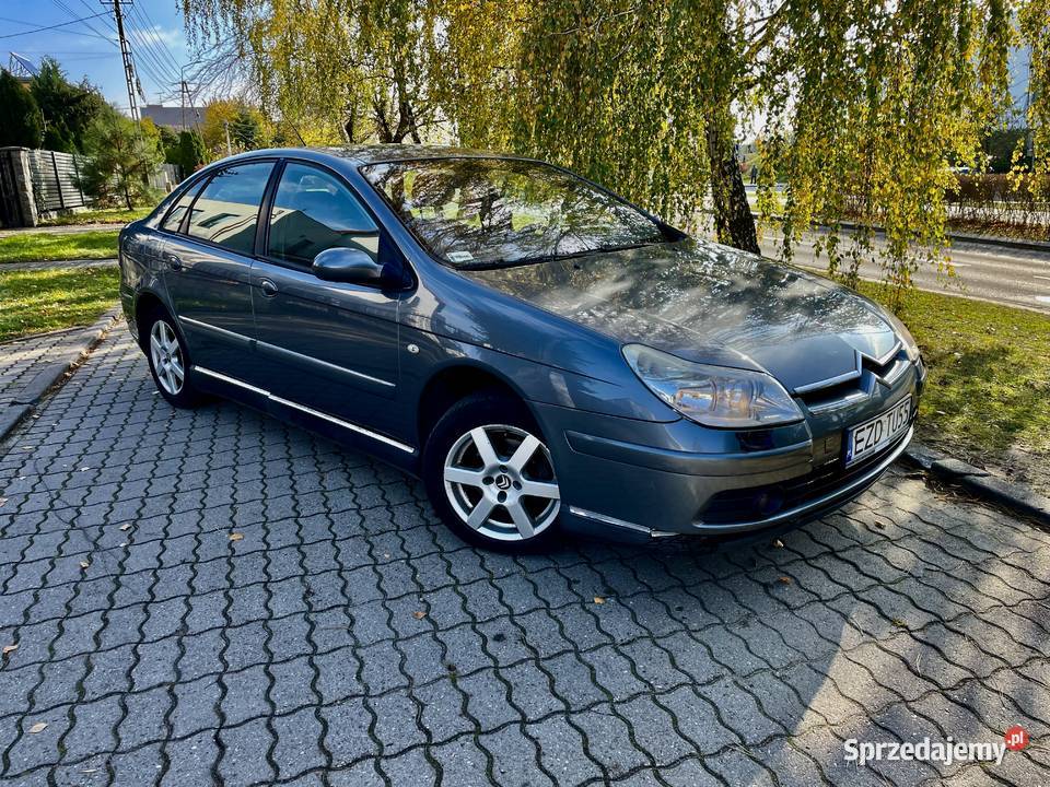 ŚlicznyZadbanyCitroenC5Sedan2006rLift16HDIHakBogW garażowany łódzkie sprzedam
