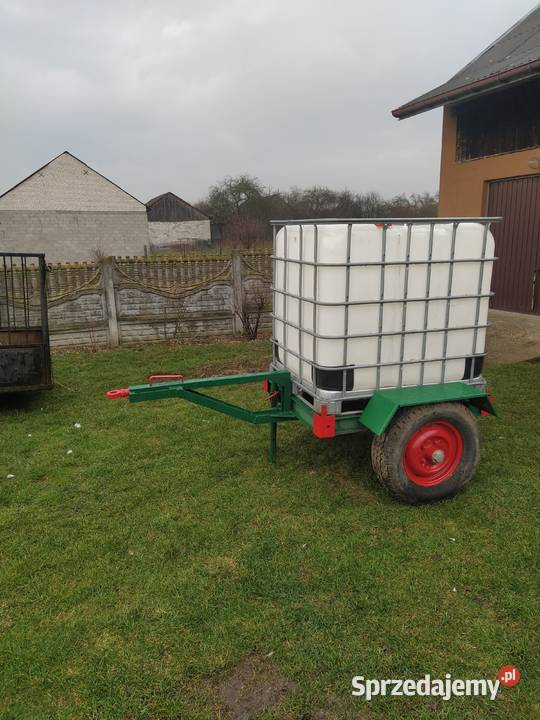 Przyczepka wózek mauzer zbiornik Małogoszcz