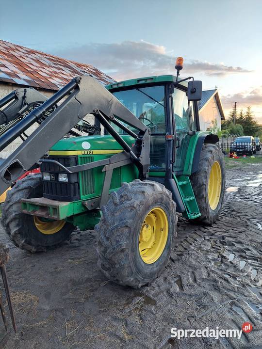 John Deere 6510 lubelskie Krzywda