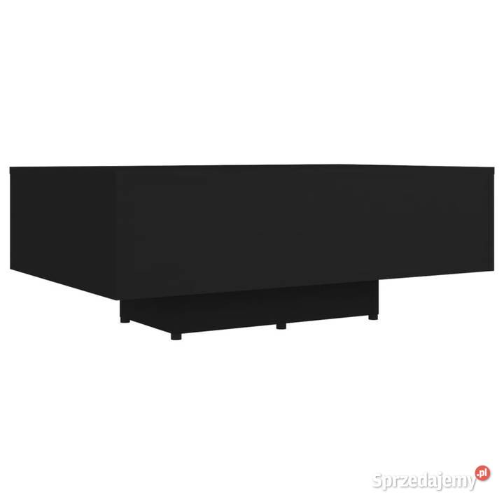 Stolik kawowy czarny 85x55x31 materiał Warszawa