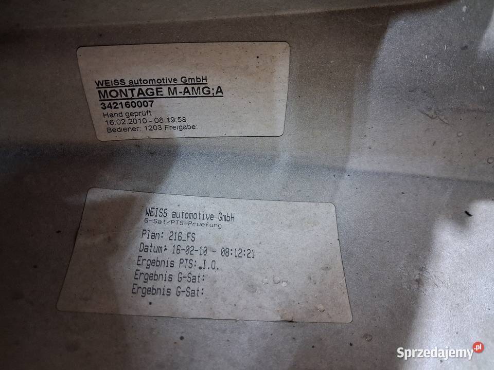 MERCEDES CL 216 AMG ZDERZAK PRZOD 0614 Rok produkcji 2014 Zderzaki Koszalin