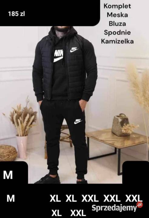 Dresy męskie z kamizelka Rzeszów sprzedam