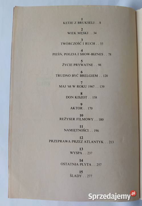 JACQUES BREL Olivier Todd Hajnówka