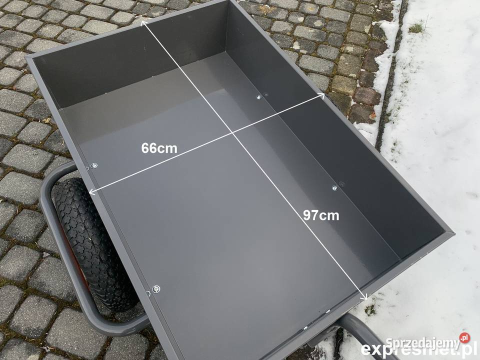 POLSKI WÓZEK TRANSPORTOWY taczka dwukołowa