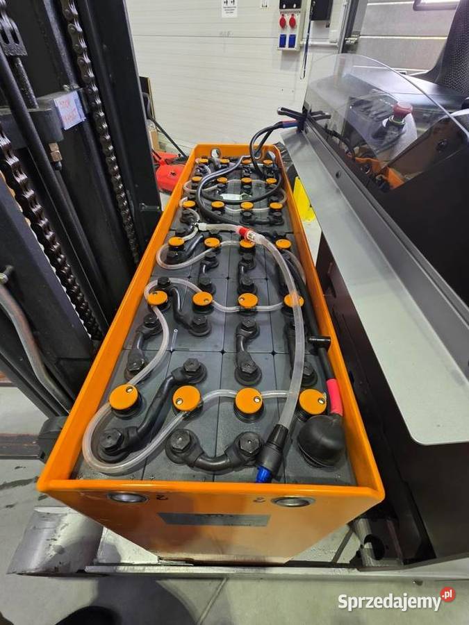 Elektryczny wózek widłowy wysokiego składowania Rybno