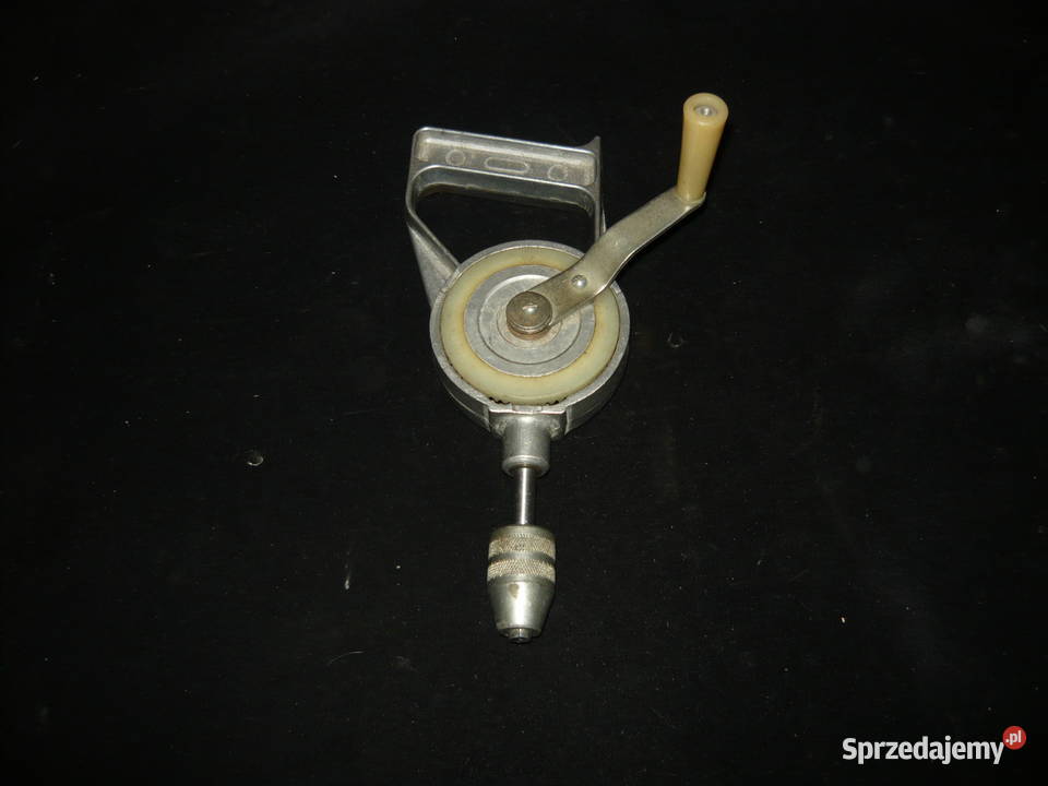 Stara zabytkowa ręczna wiertarka radziecka Akuwa małopolskie Nowy Sącz