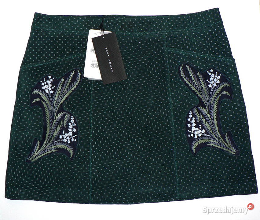 ZARAcudo spódniczka z jagnięcej skórynowaL Łódź