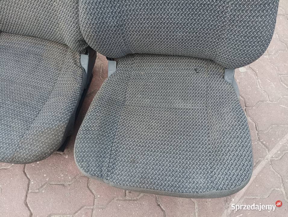 Polonez fotele przód fso szare paski truck caro Zalesie