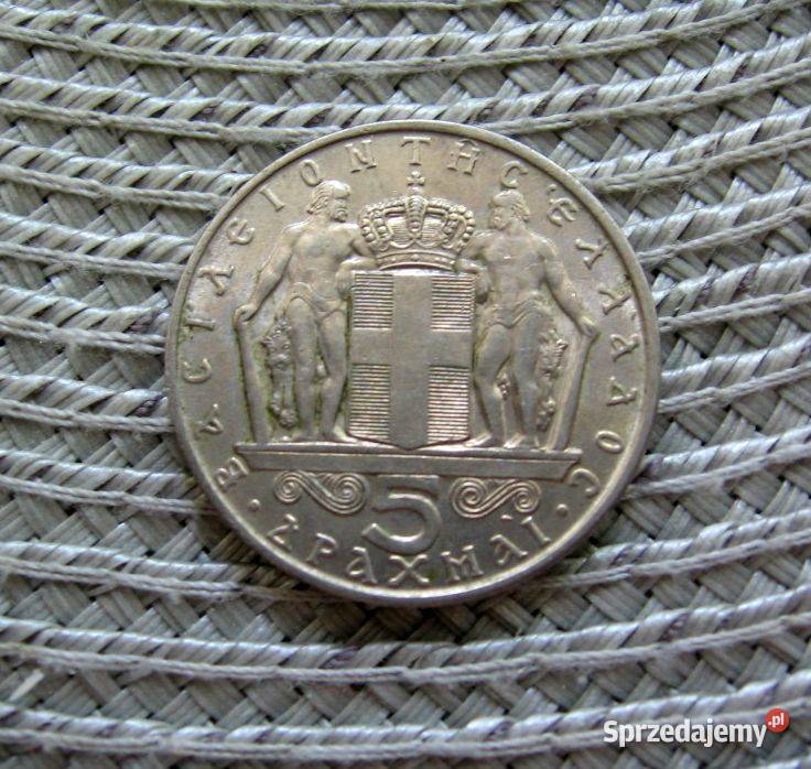 Grecja 5 Drachmy 1966r Kalisz sprzedam