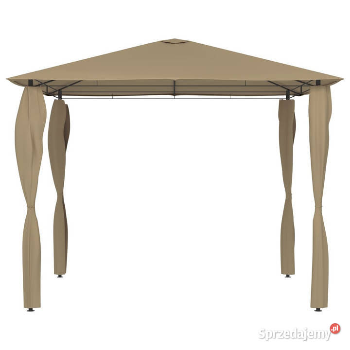 Altana z pokryciem słupków 3x3x26 m taupe 160 gm Warszawa