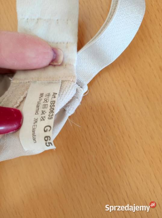 biustonosz stanik nude cielisty perłowy beżowy Kielce