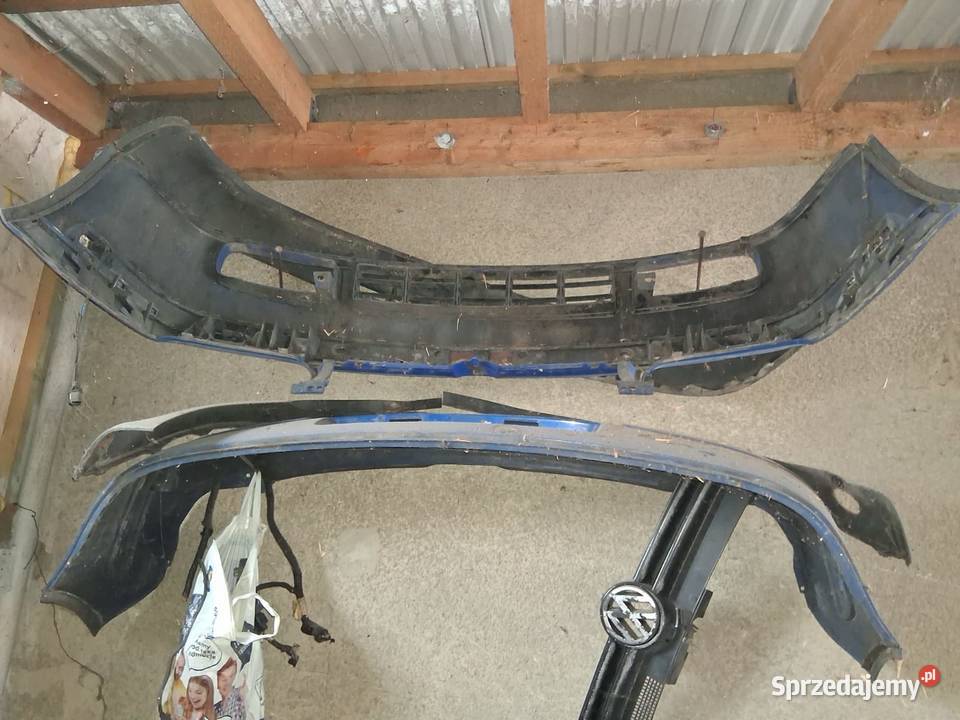 Zderzaki przód i tył VW Golf 4 niebieskie Pozostałe Podolsze
