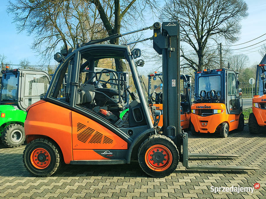 wózek widłowy Linde H50D02 diesel 5 t duplex 37 Kęty