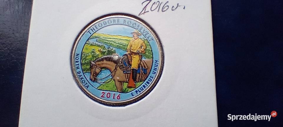Stare monety 25 cent 2016 USA 15 Numizmatyka Lesko