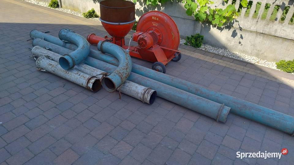 Dmuchawa Do Zboża Niemiecka Komplet Rur wielkopolskie Kowale Pańskie sprzedam