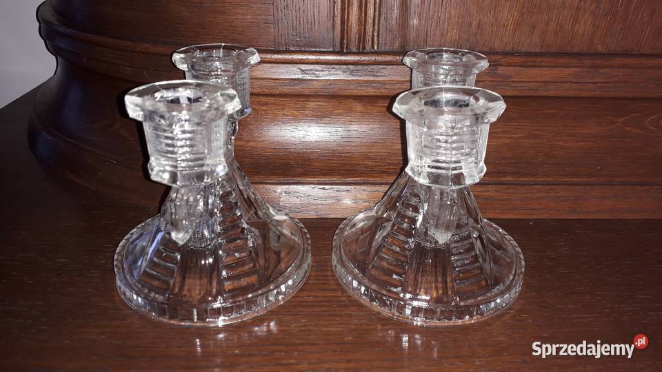 Art Deco świecznik lata 30te kpl2 Porcelana i szkło Porcelana i szkło Gryfino