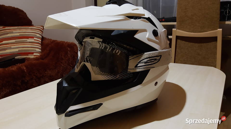 Kask Motocross Enduro Ozone Gogle Ozone Zalasowa