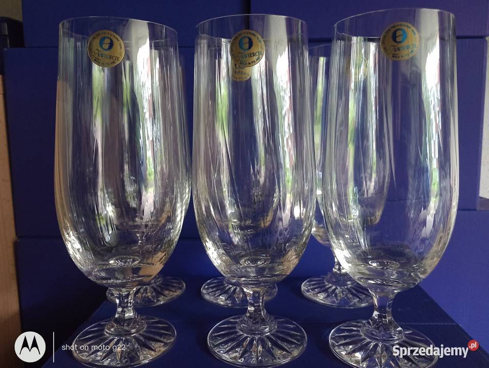 Kryształowe kieliszki do nppiwa o poj 500 ml Poręba