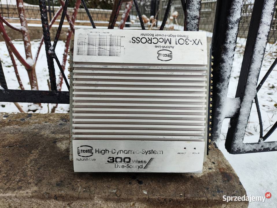 Wzmacniacz samochodowy 4 kanałowy Weconic VX301 Niegowonice sprzedam