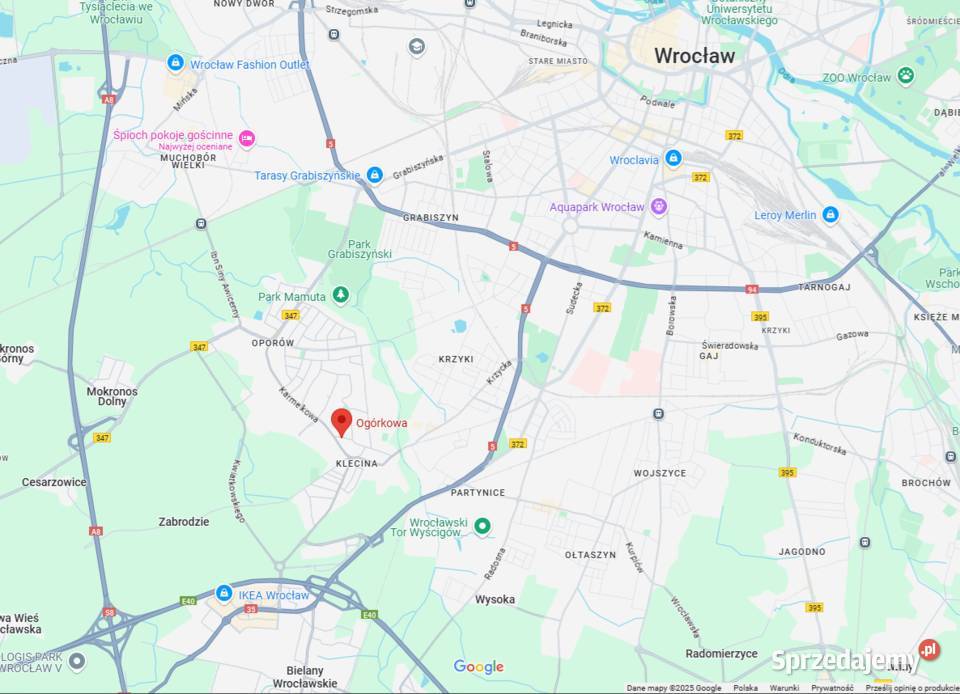 2pok 40met Ogórkowej ANTRESOLABALKONOGRÓD Wrocław