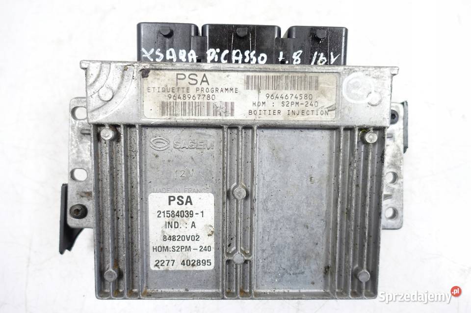 Xsara Picasso 18 16V KOMPUTER SILNIKA sterownik lubelskie Janów