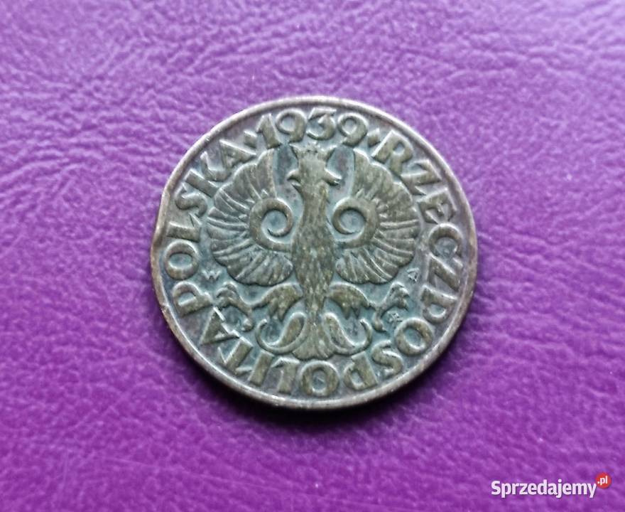 Moneta przedwojenna Sanacja II RP 5 groszy 1939 mazowieckie sprzedam