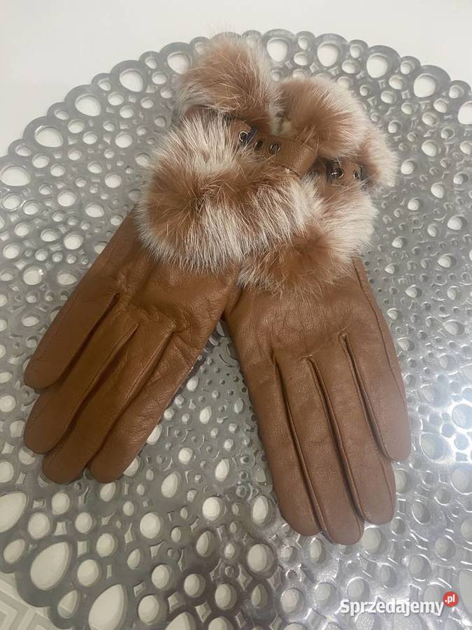Rękawiczki skórzane nowe Dla kobiet Józefów sprzedam