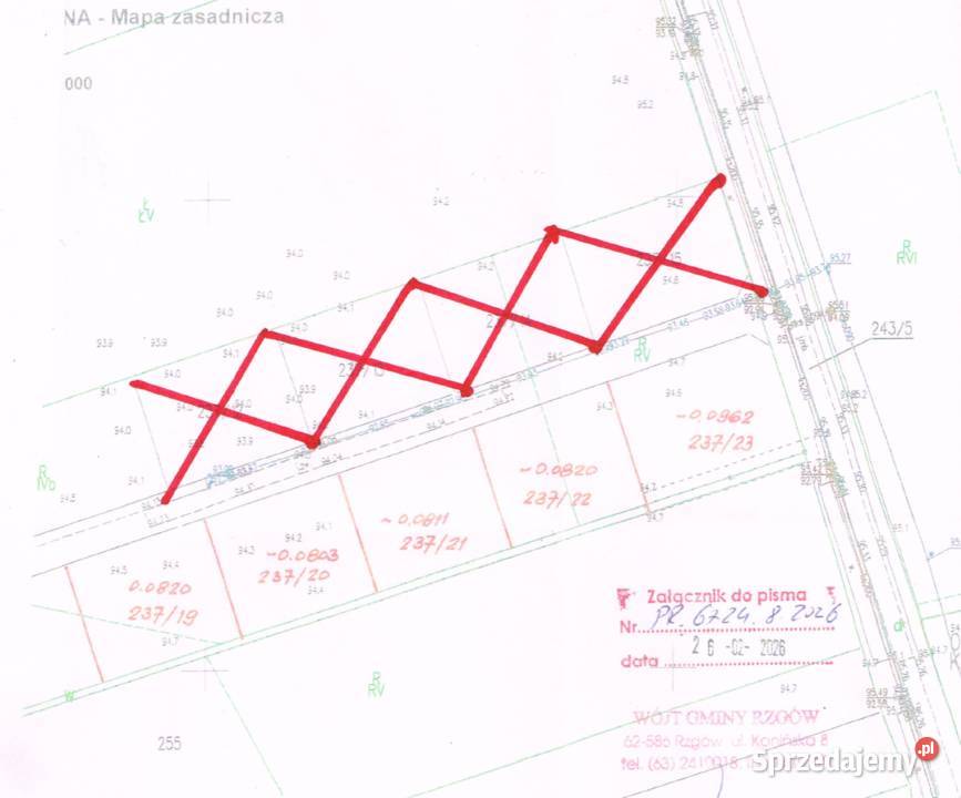Sławsk Działki budowlane z warunkami zabudowy sprzedam