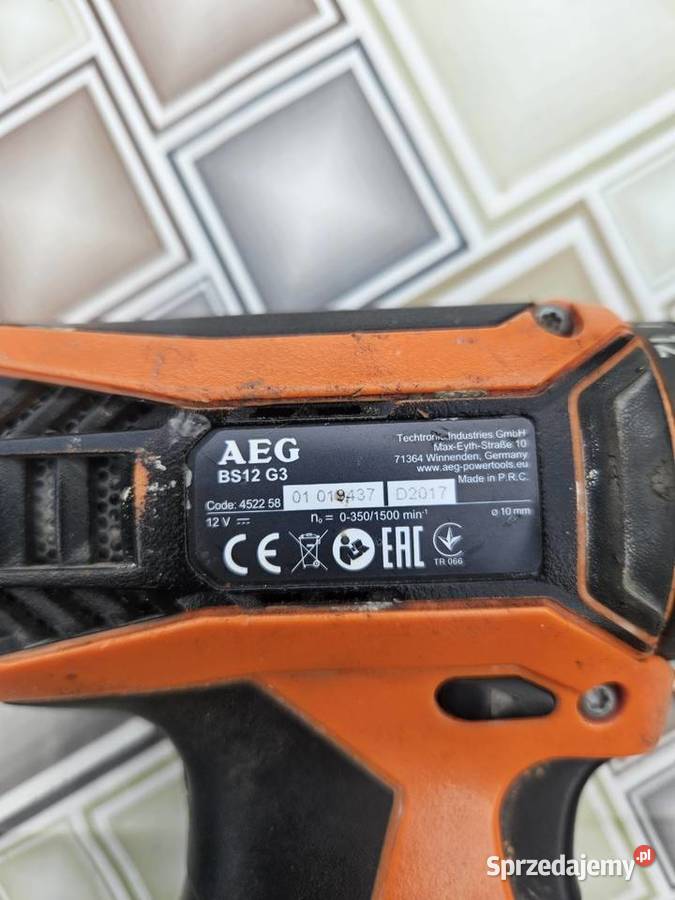 Wiertarkowkrętarka AEG BS12G3LI202C Katowice