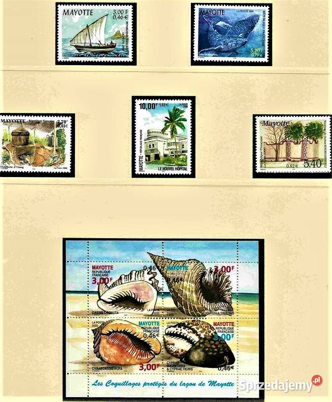 MAYOTTE 19972002 MNH kompletna kolekcja WYSYŁKA Człuchów