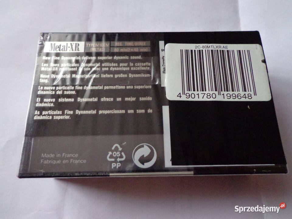 Kasety magnetofonowe SONY XR METAL Kraków sprzedam