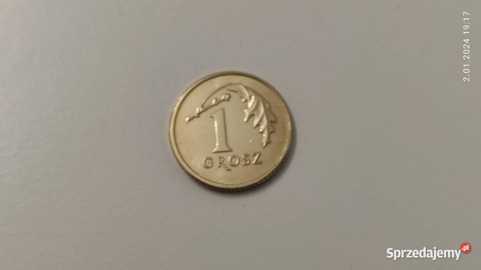 1 gr grosz 2023 mennicze Koronowo