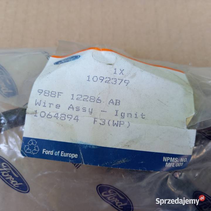 1092379988F12286AB Przewód zapłonowy cylinder 1 małopolskie Kraków