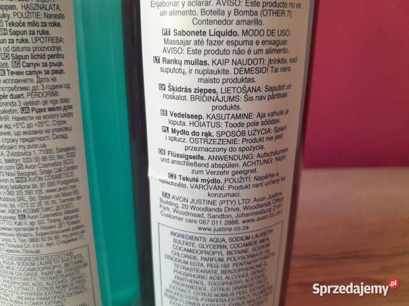 Zestaw 3 sztuk mydło w płynie Avon 250ml Siewierz