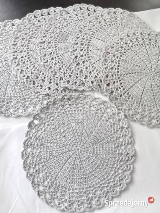 Podkładki szydełkowe łódzkie Drzewica