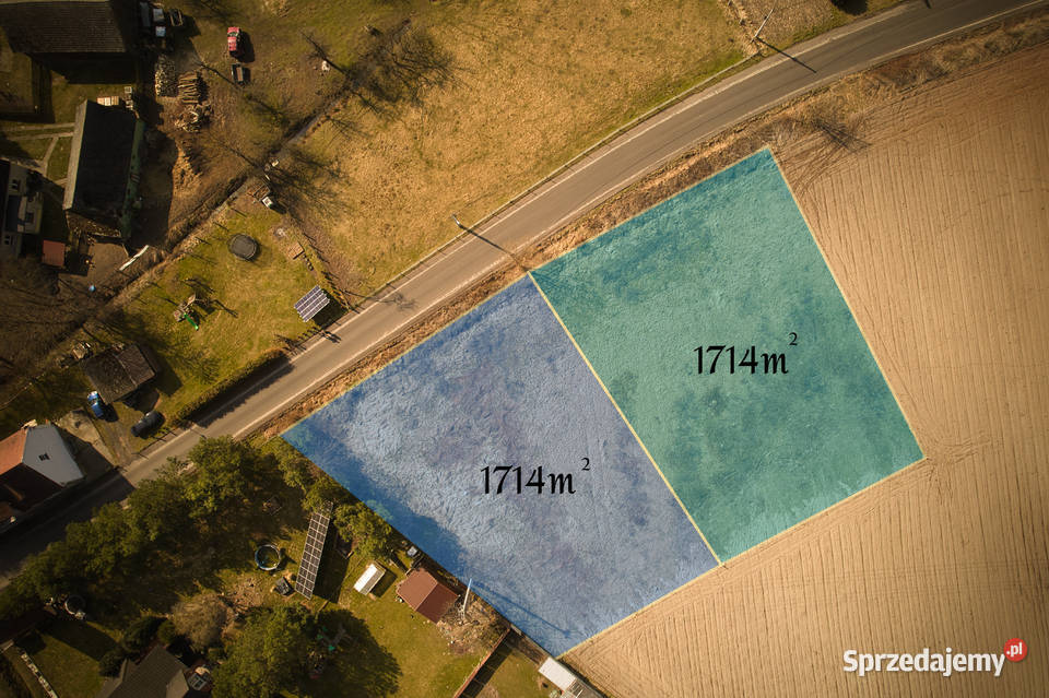 Tu możesz zbudować swój dom działka ponad 1700 m Domaszowice