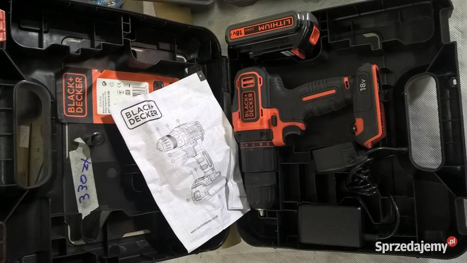 wiertarko wkrętarka firmy BlackDecker z udarem