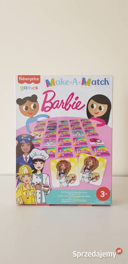 Nowa Memory Barbie Gra dzieci GWN51 fisher folia Warszawa