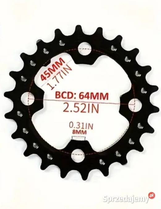Zębatki tarcze blaty korby przednie 223244T Wrocław