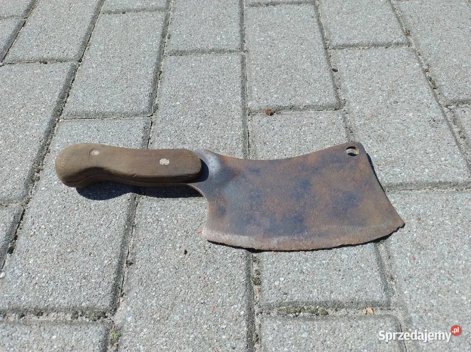 Stary tasak do mięsa kuchenny 2 Gdynia