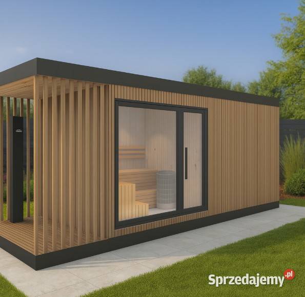 Sauna ogrodowa premium domek gospodarczy na