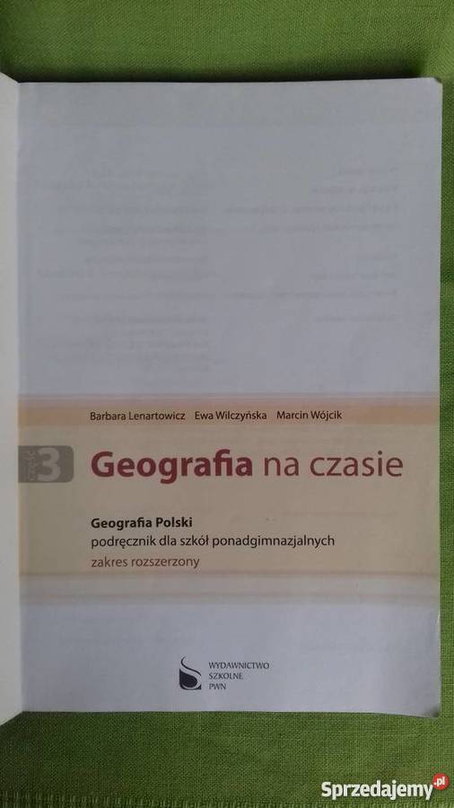 Geografia na czasie podręcznik Geografia Polski Małkinia Górna