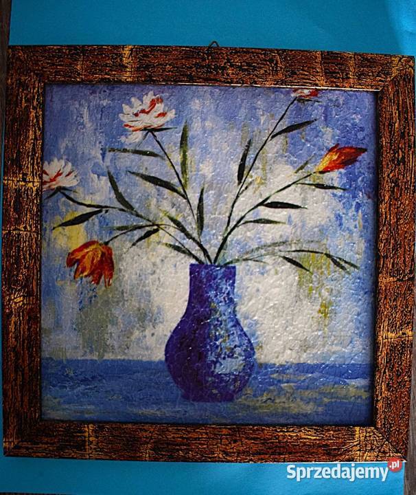 Martwa natura dwie małe reprodukcje w ramkach Chełmno