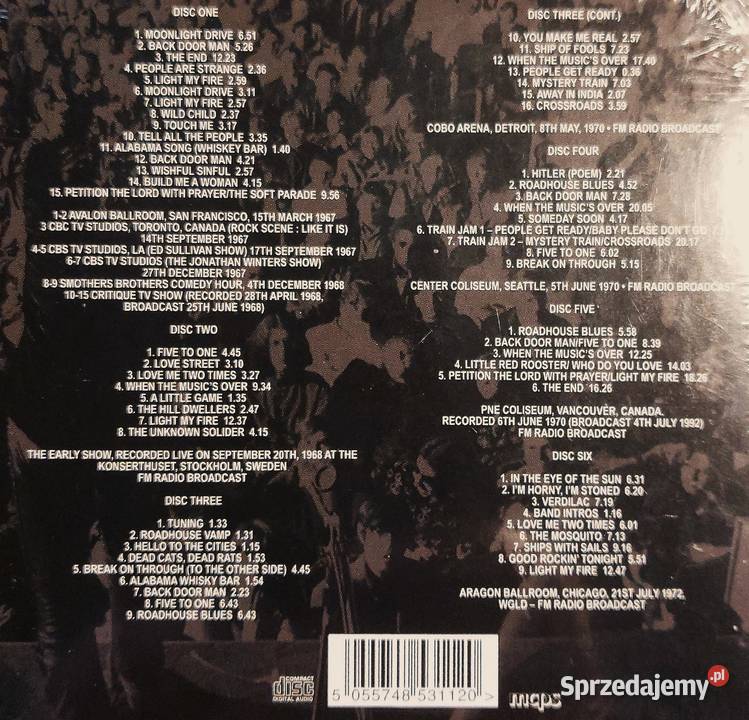 Unikat Nowy Zestaw 6X CD Kultowego Zespołu The Kultura i Rozrywka Kraków